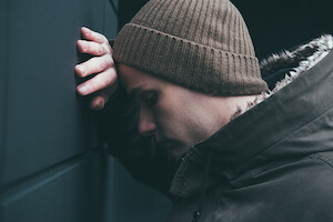 worried young person